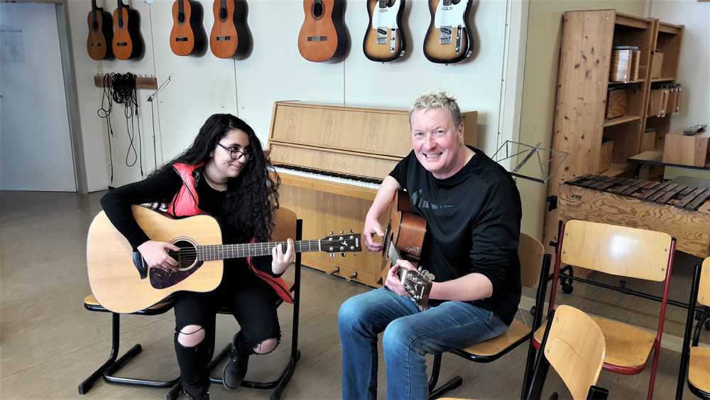 Gitarrenunterricht in der Gemeinschaftsschule Mölln